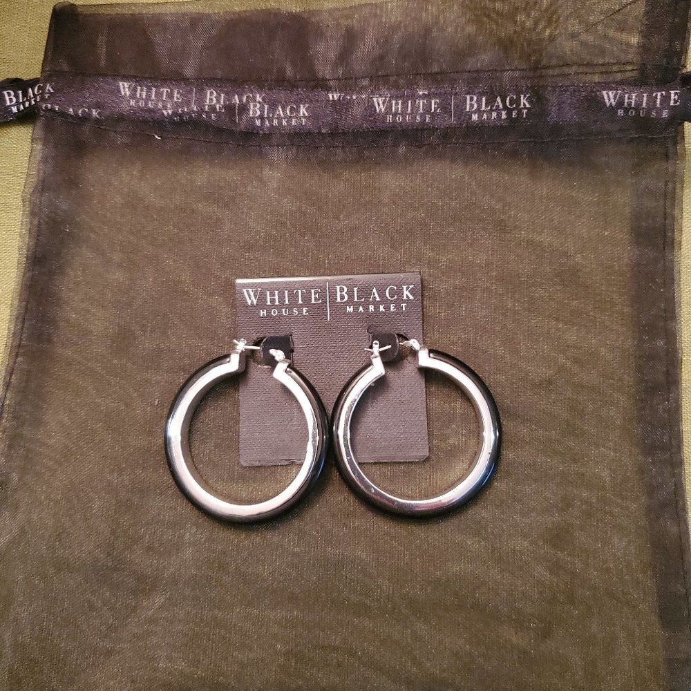 White House Black Market Hoop Earrings